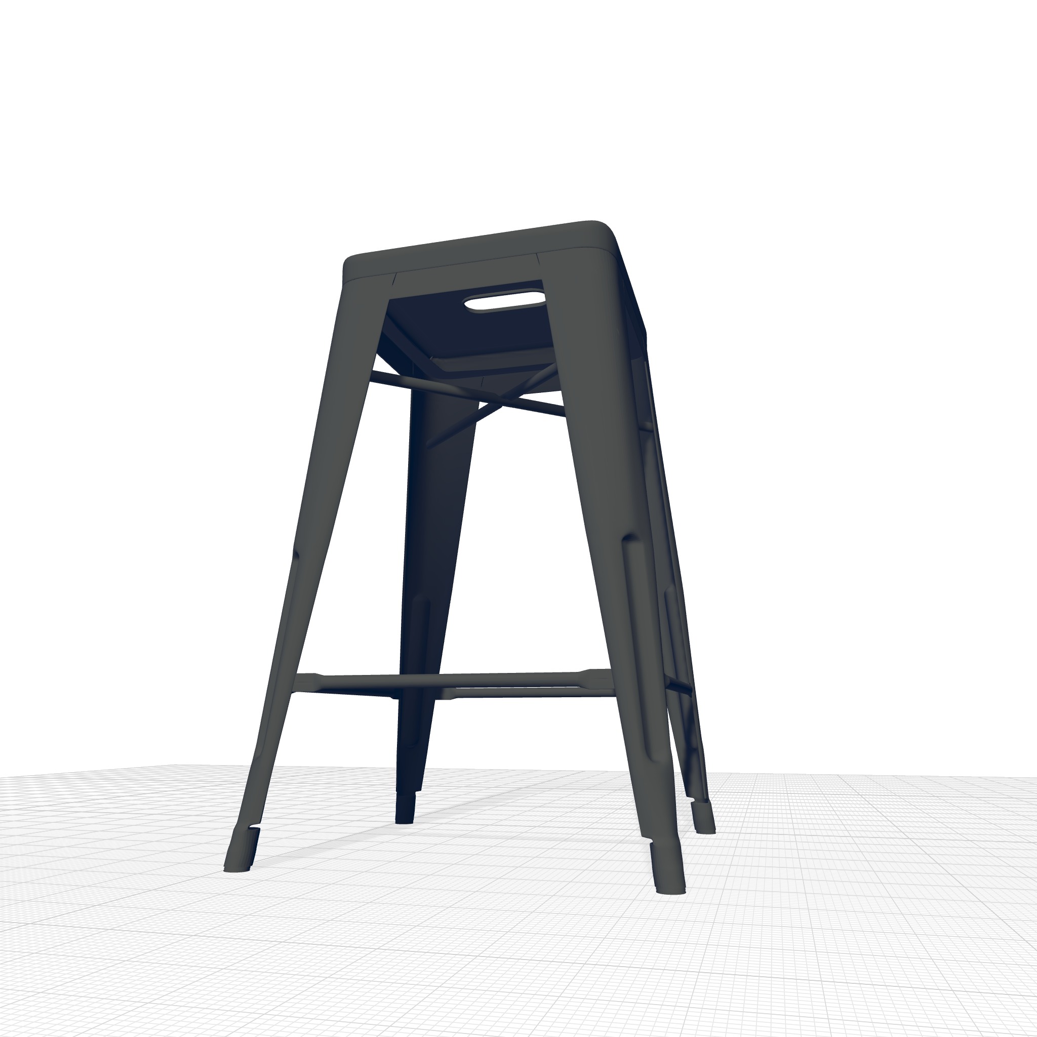 Douglaston Counter Stool 3D model_7