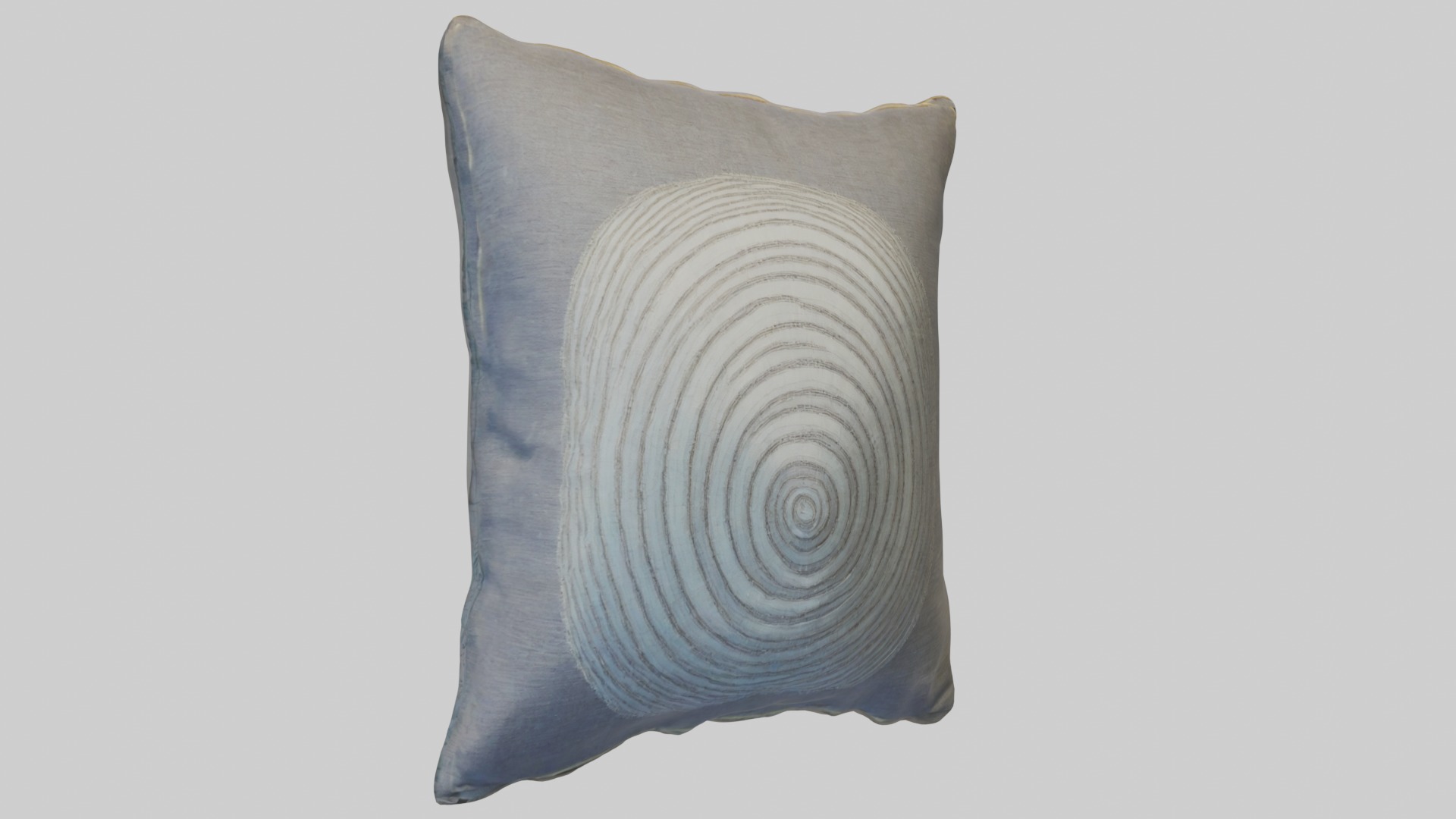 Fabric pillow Low-poly 3D model_5