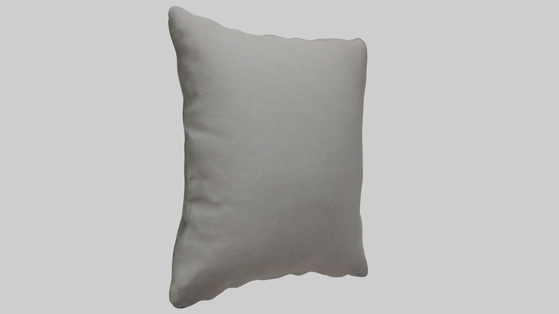 Fabric pillow Low-poly 3D model_1