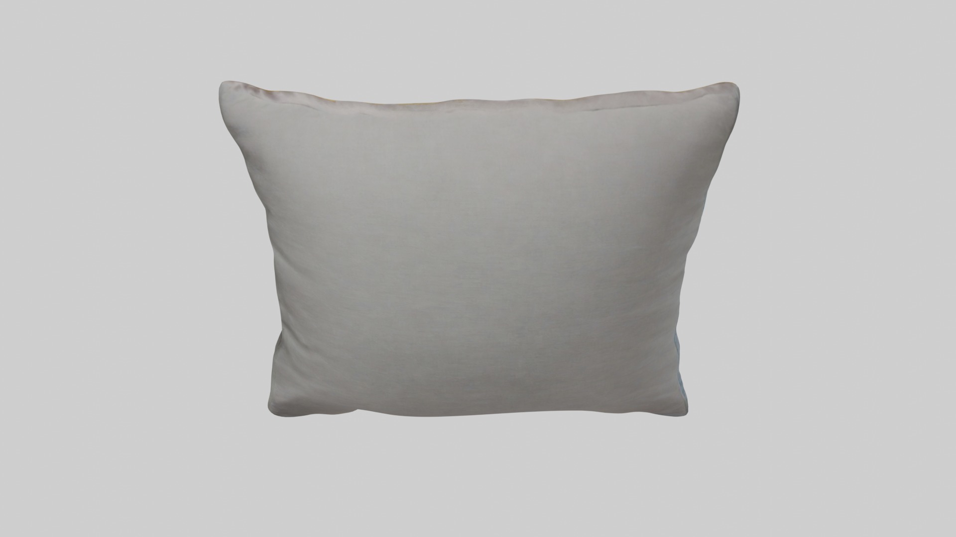 Fabric pillow Low-poly 3D model_9