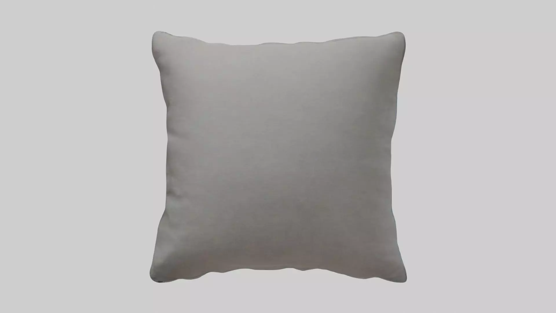Fabric pillow Low-poly 3D model_0