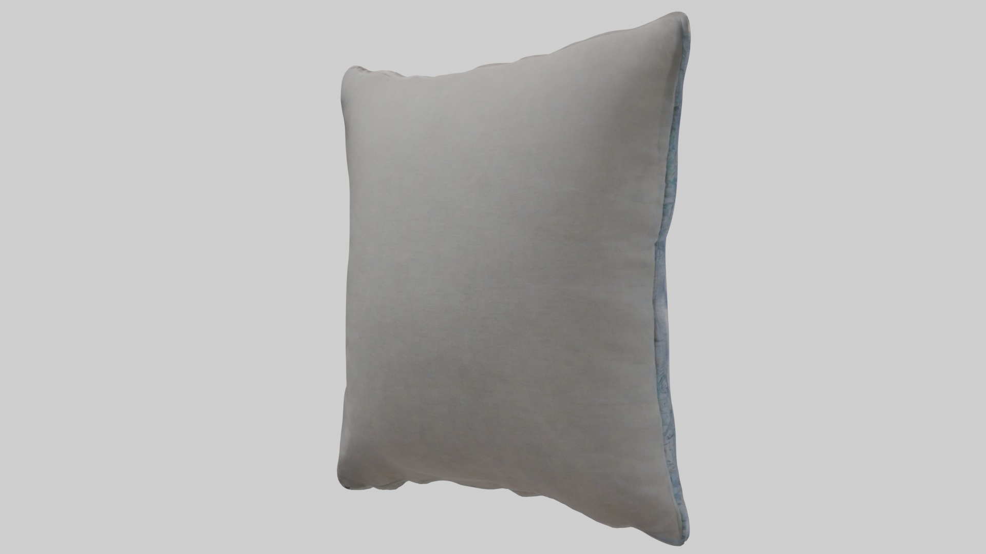 Fabric pillow Low-poly 3D model_2