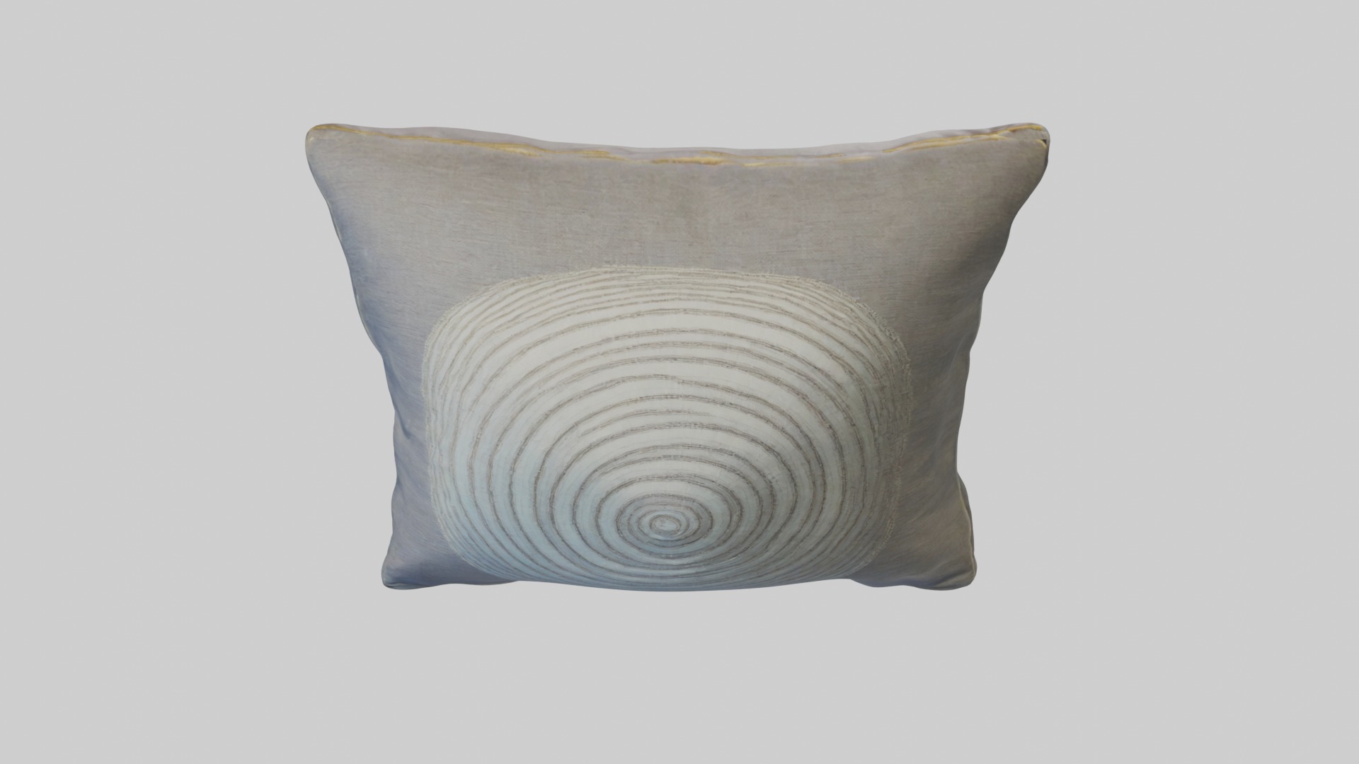 Fabric pillow Low-poly 3D model_10