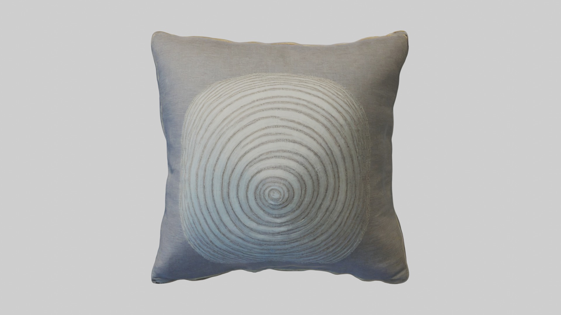 Fabric pillow Low-poly 3D model_3