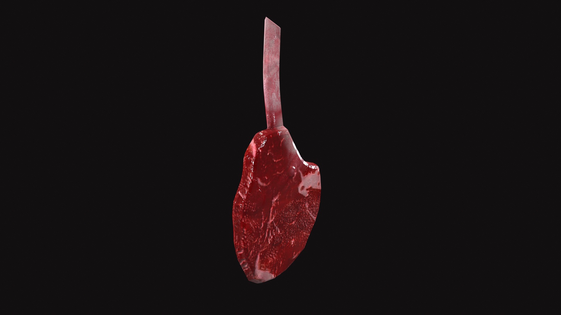 Steak V04 Low-poly 3D model_2