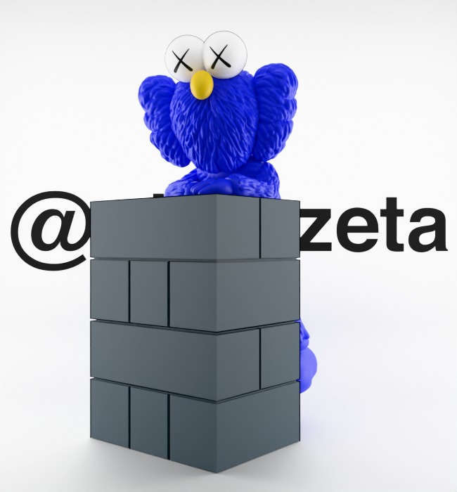 Kaws BFF Relaxing Textured Low-poly 3D model_5