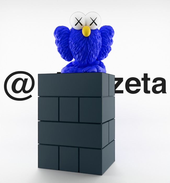 Kaws BFF Relaxing Textured Low-poly 3D model_3