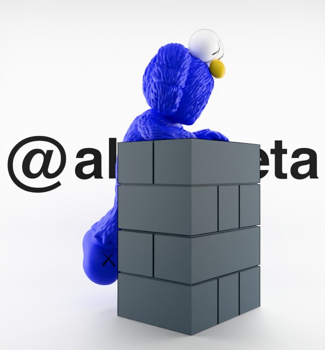 Kaws BFF Relaxing Textured Low-poly 3D model_32