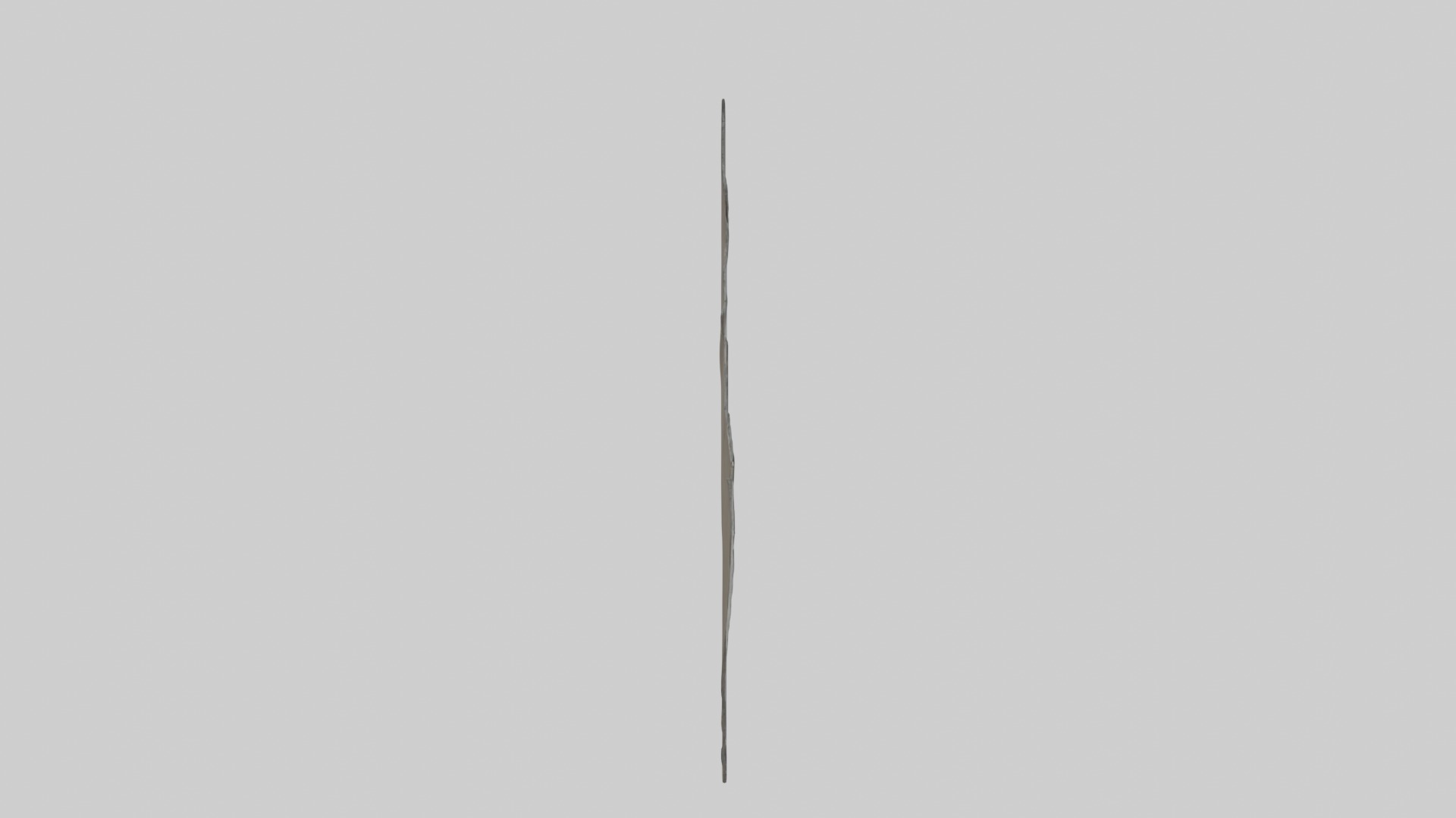 Concrete wall Low-poly 3D model_10