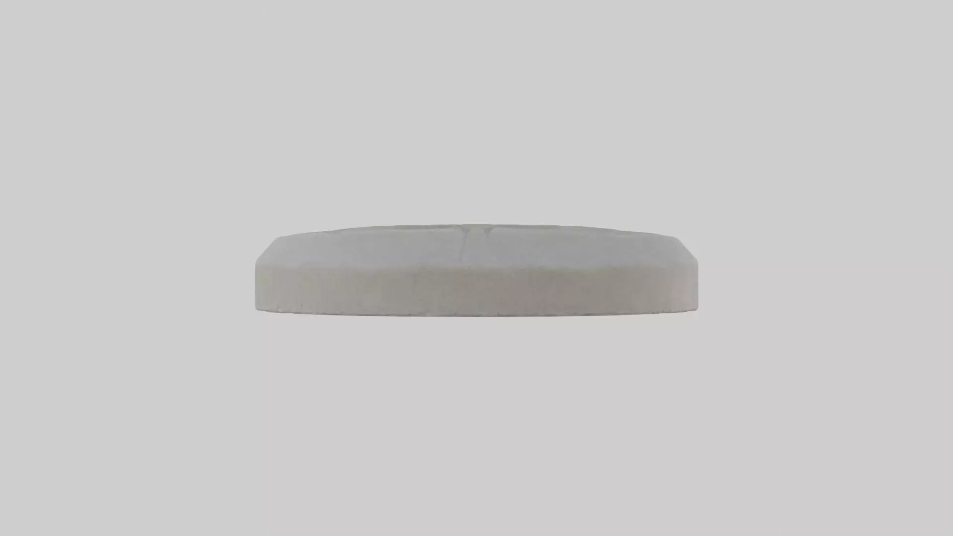 Concrete stepping stone Low-poly 3D model_0