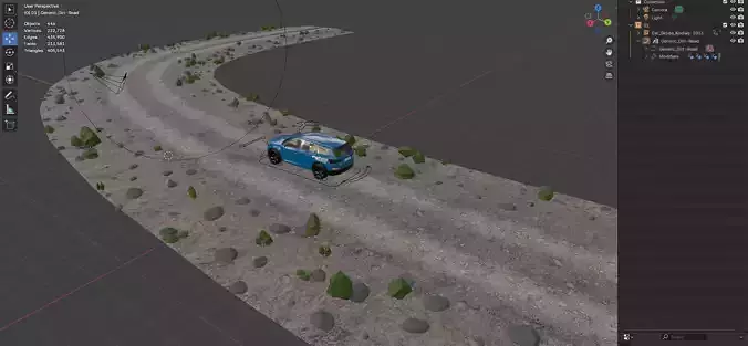 High Quality 3D Model of Skoda Kodiaq 2016 Realistic Game Ready Free low-poly 3D model