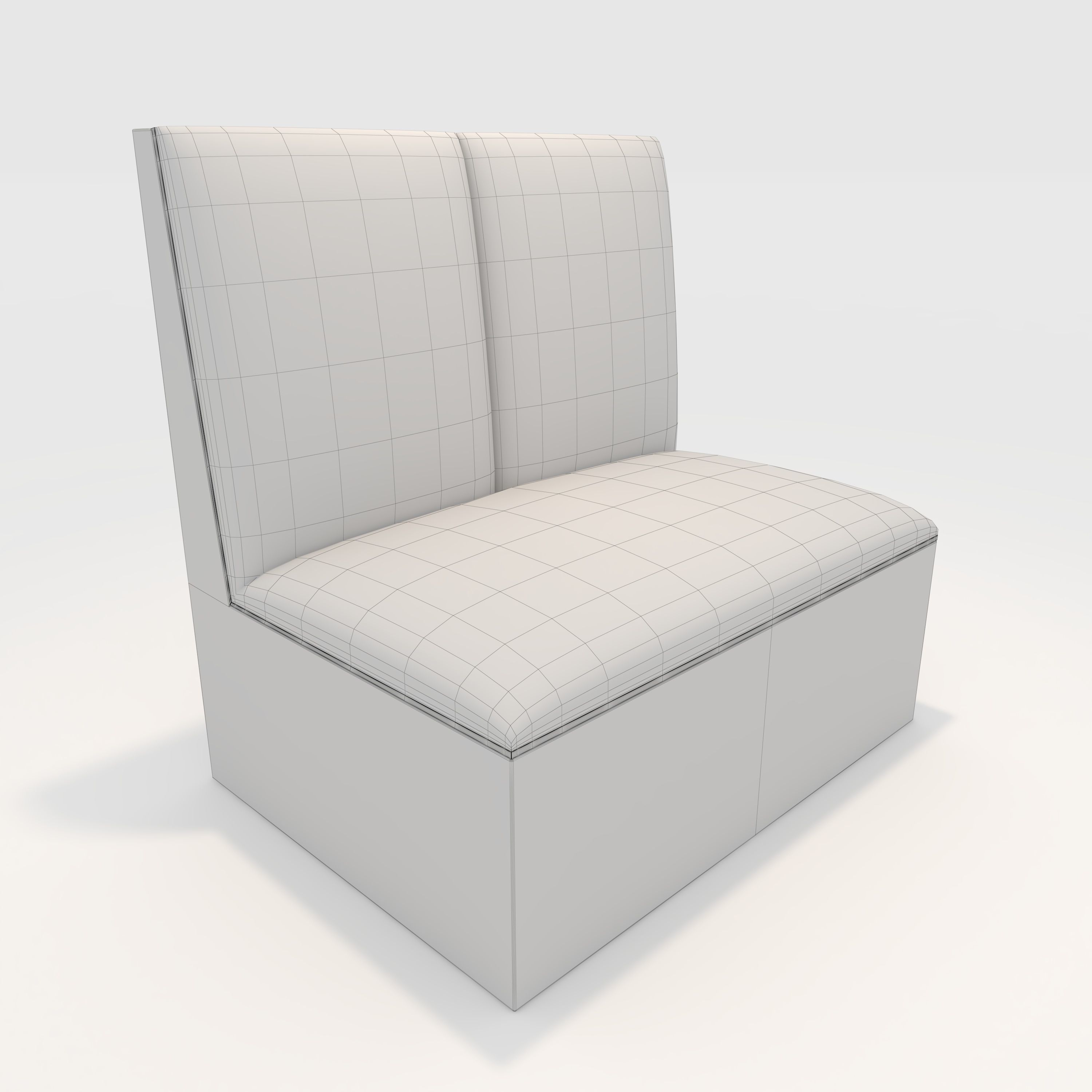 Sofa Cafe 4 3D model_1