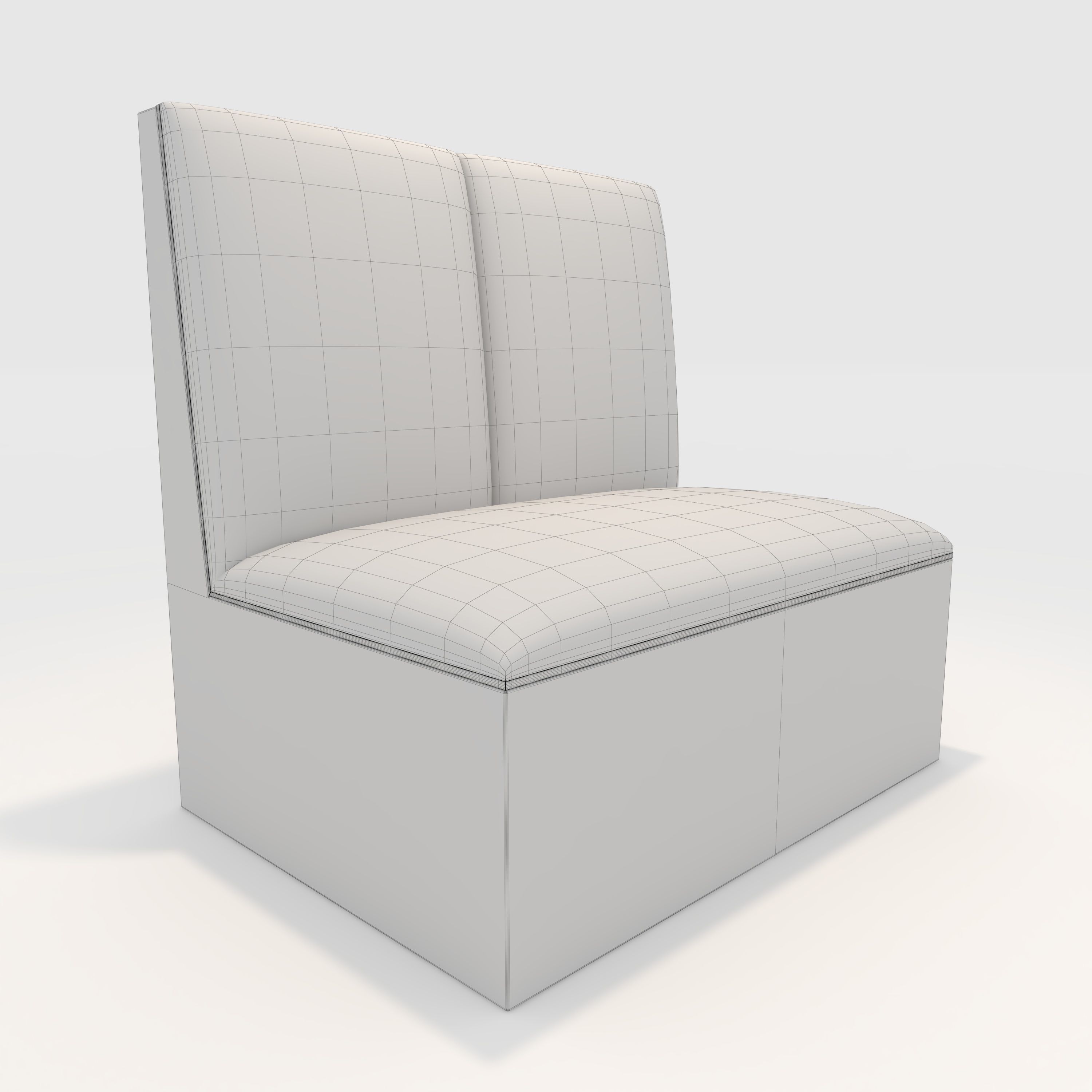 Sofa Cafe 4 3D model_7