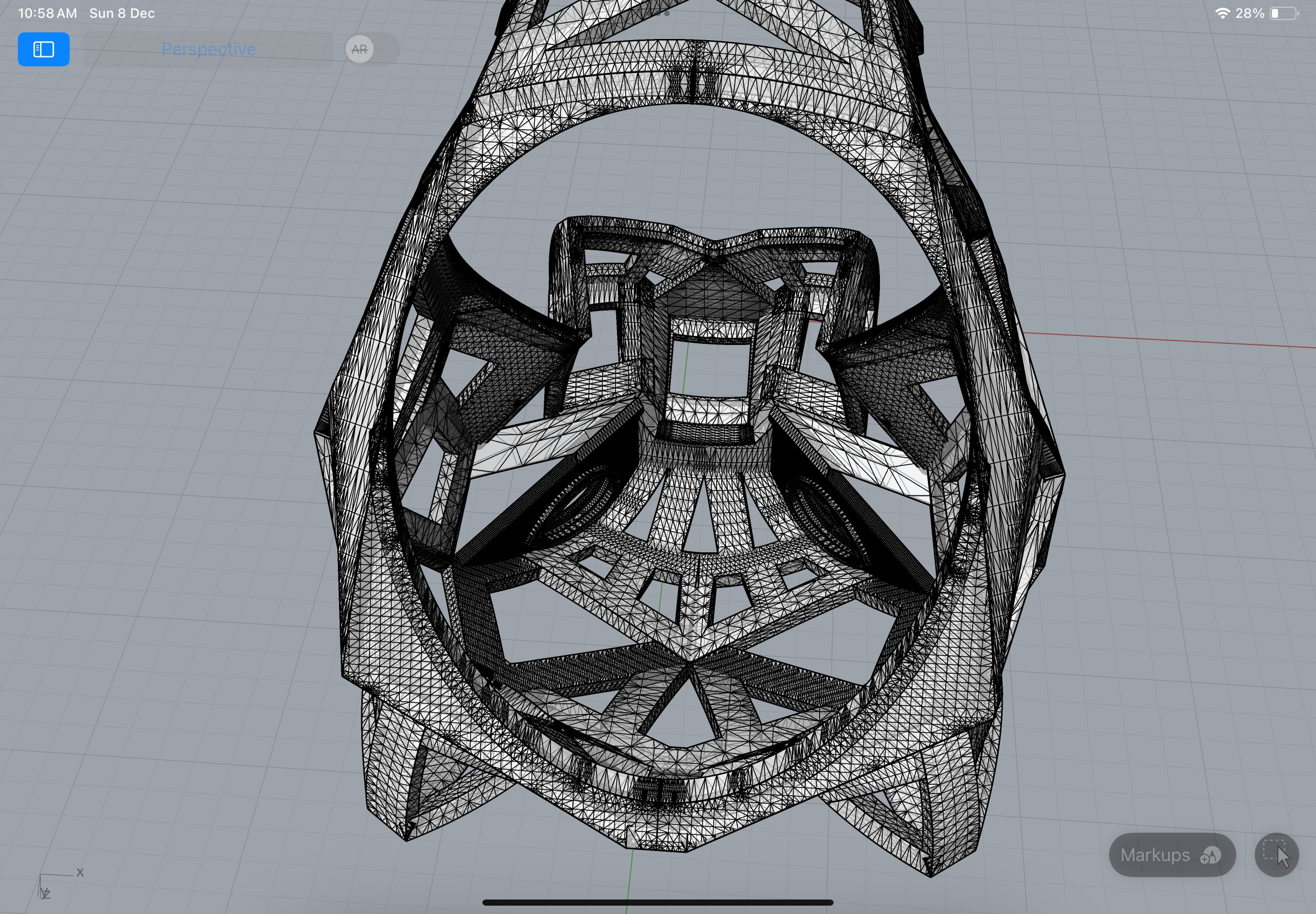 Panther ring CAD  3D print model_13