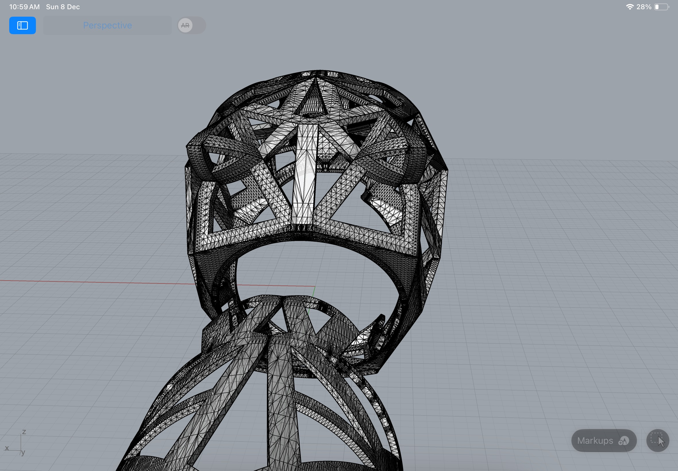 Panther ring CAD  3D print model_16