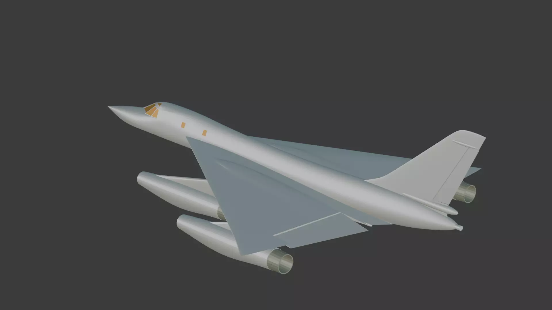 B-58 Hustler 3D print model_0