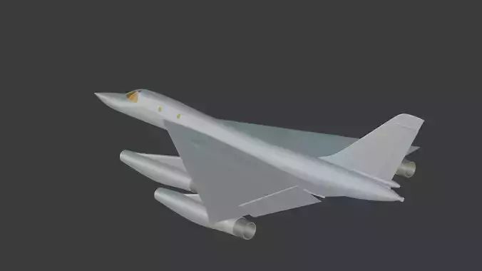 B-58 Hustler 3D print model
