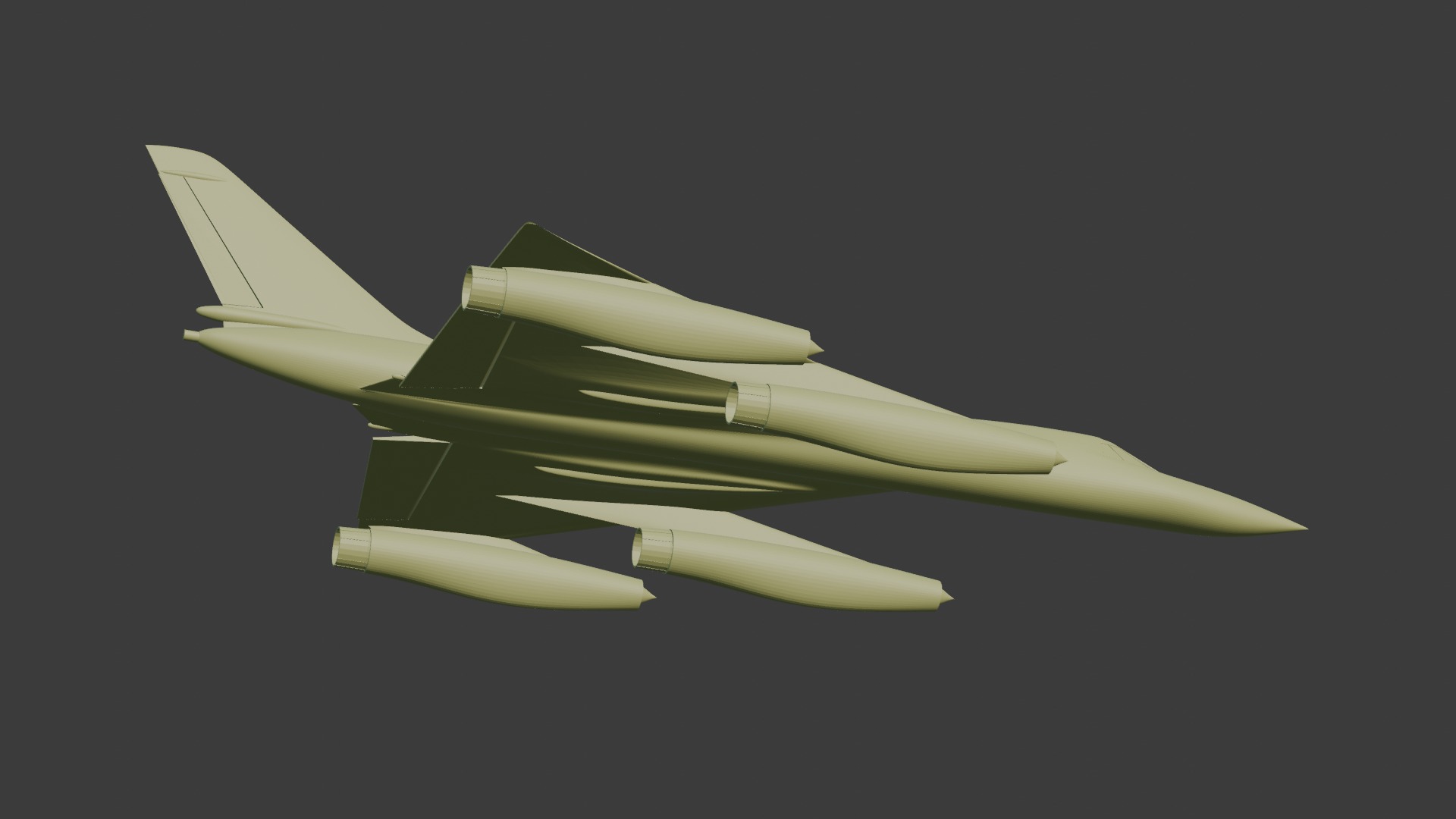 B-58 Hustler 3D print model_7