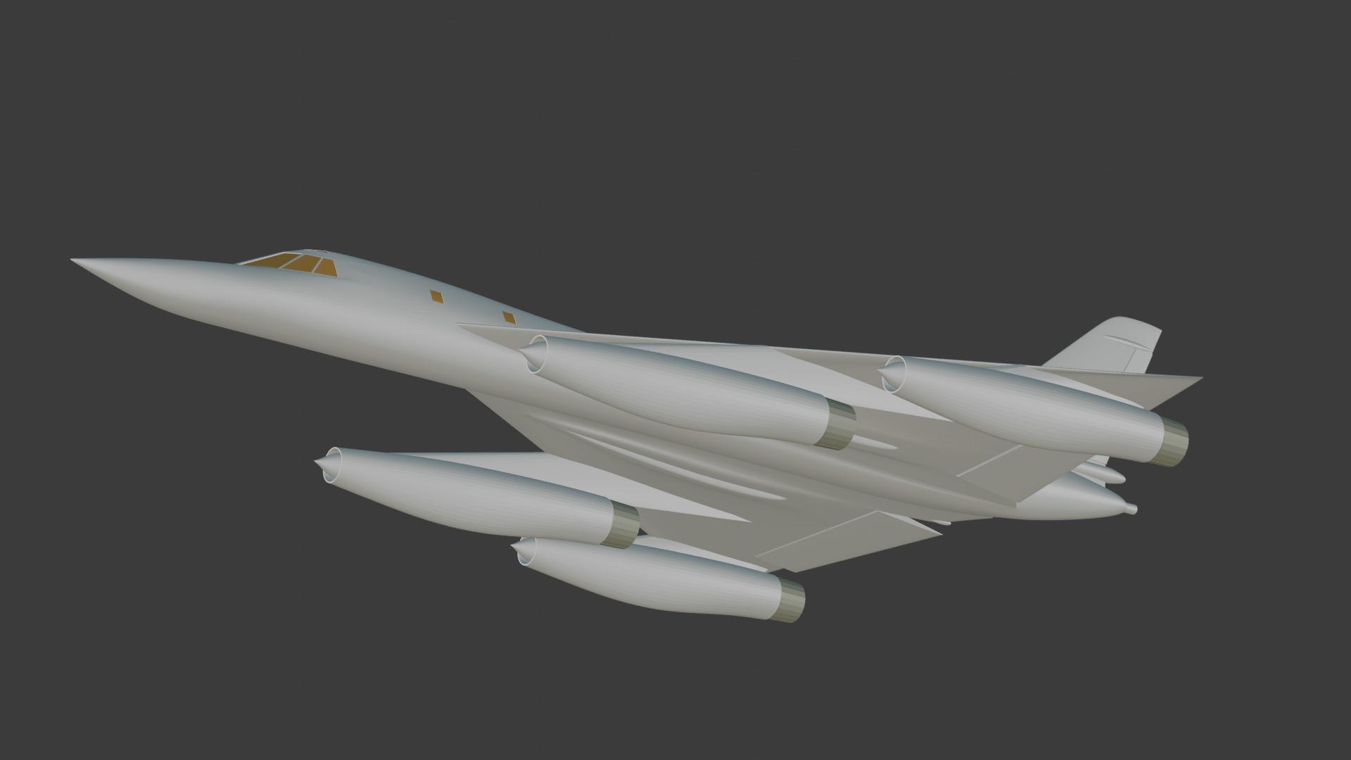 B-58 Hustler 3D print model_2