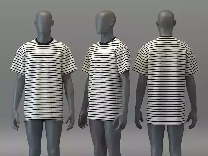 Striped Oversize Tee