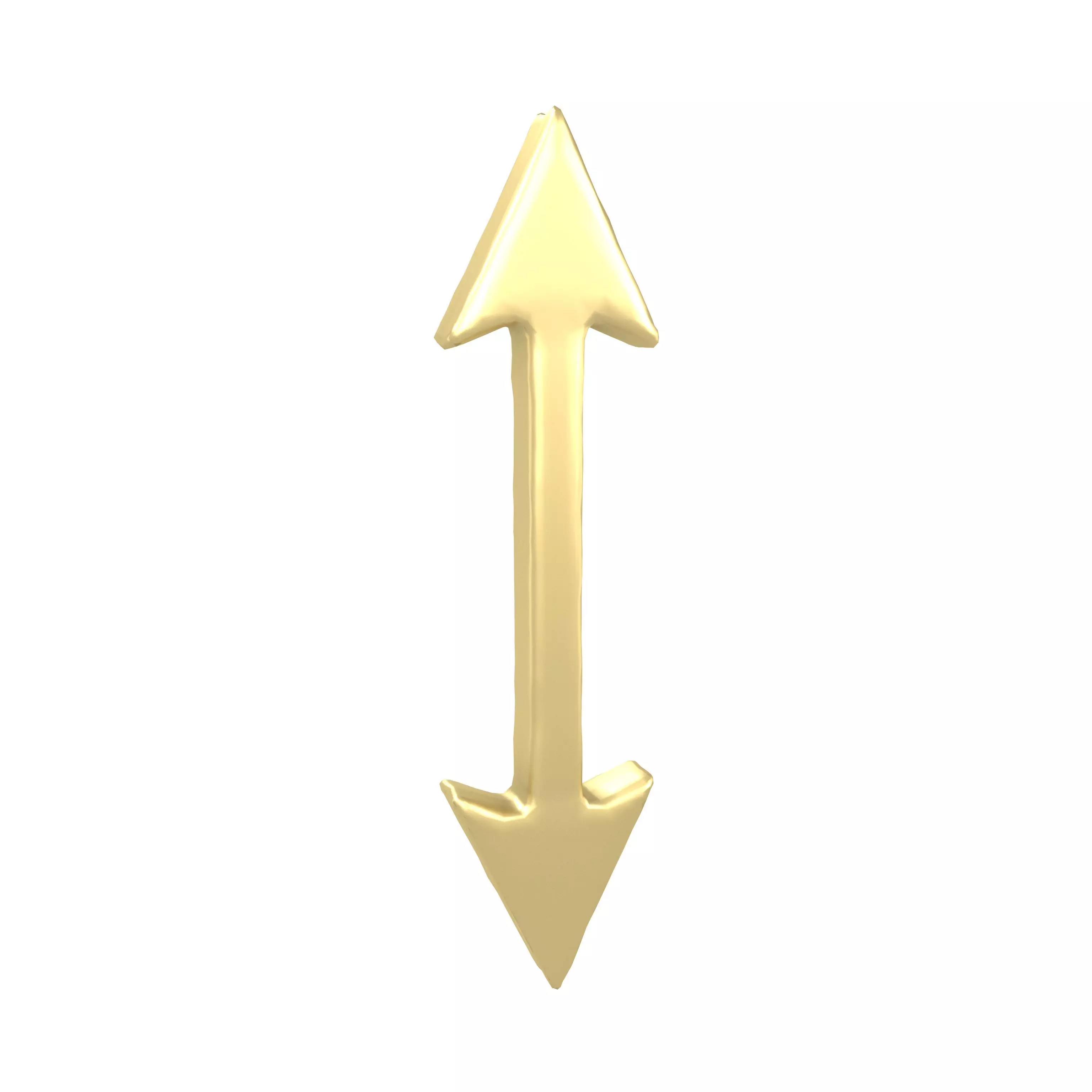 Double Headed Arrow v1 003 Low-poly 3D model_0