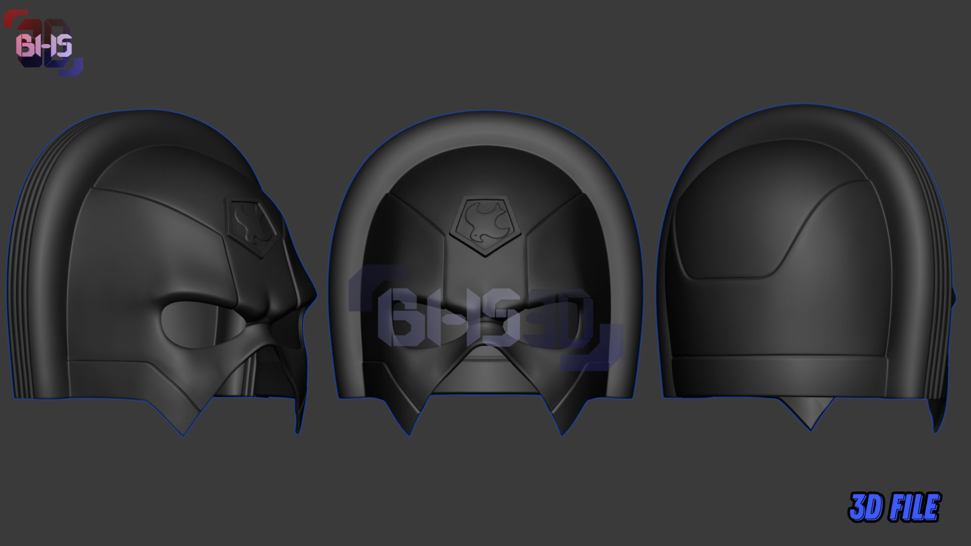 Peacemaker 2022 Helmet 3D STL File Free 3D print model_6