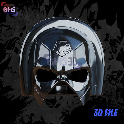 Peacemaker 2022 Helmet 3D STL File Free 3D print model