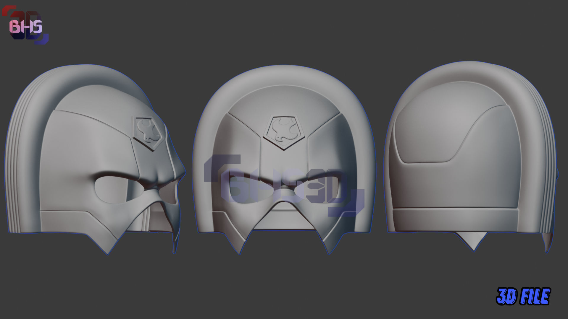 Peacemaker 2022 Helmet 3D STL File Free 3D print model_5