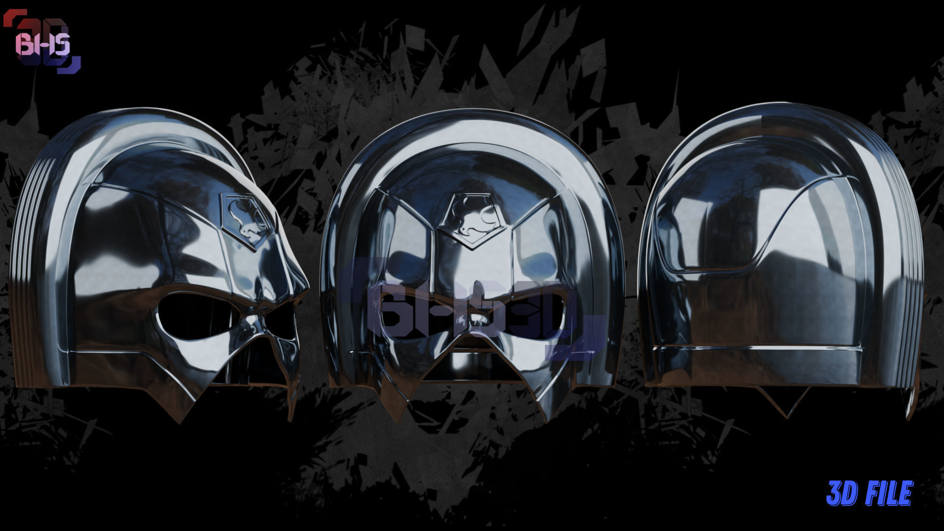 Peacemaker 2022 Helmet 3D STL File Free 3D print model_4