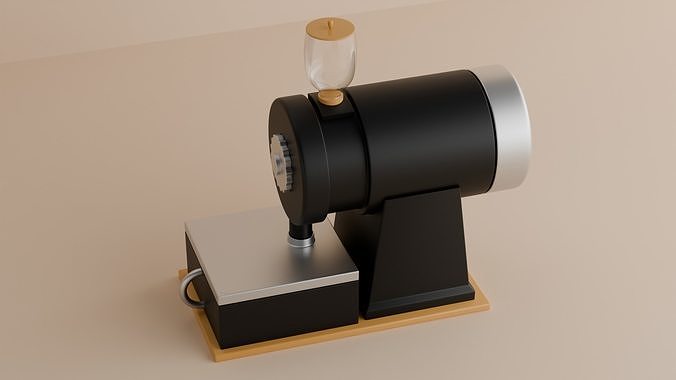 Modern Coffee Grinder Free 3D model