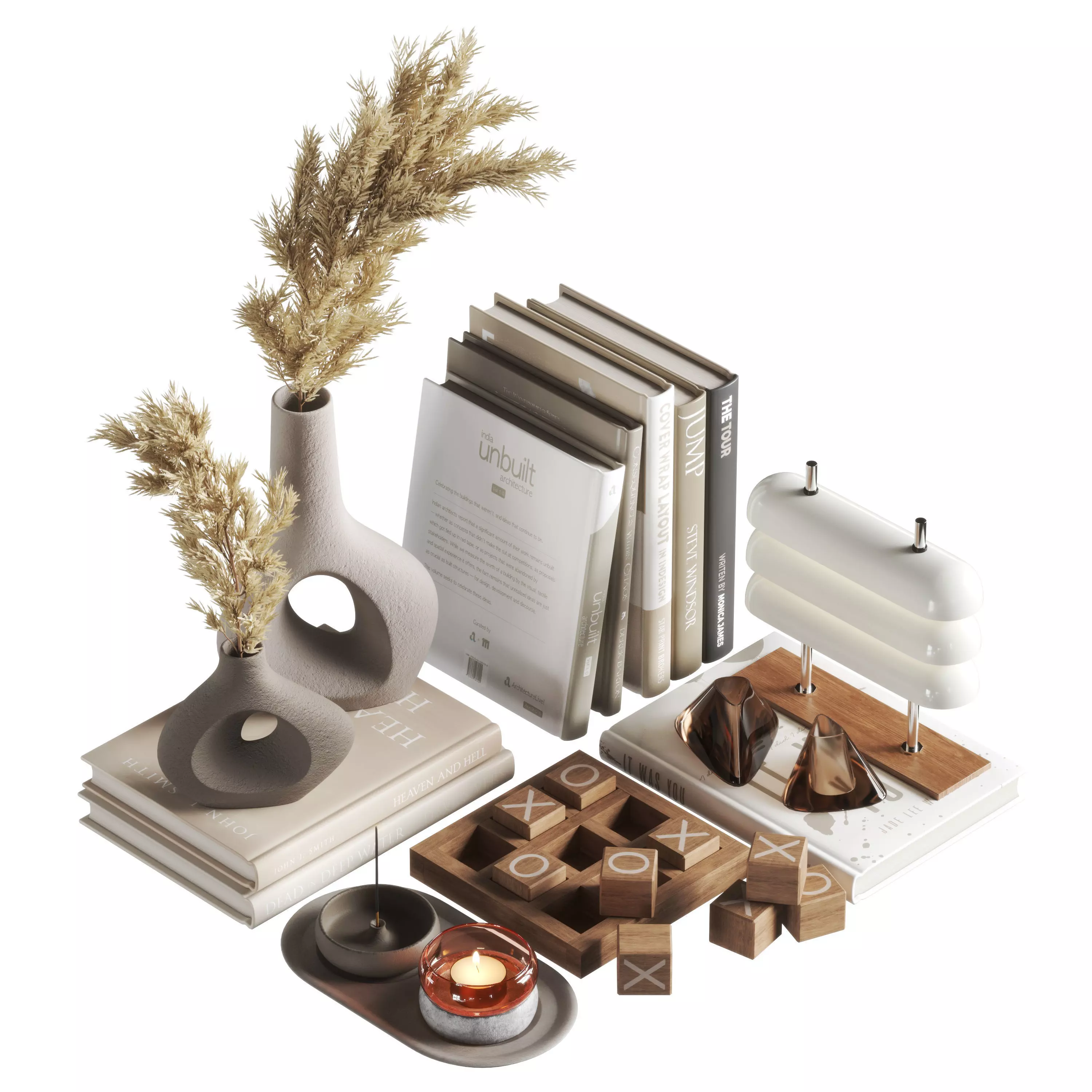 Decorative set 03 3D model_0