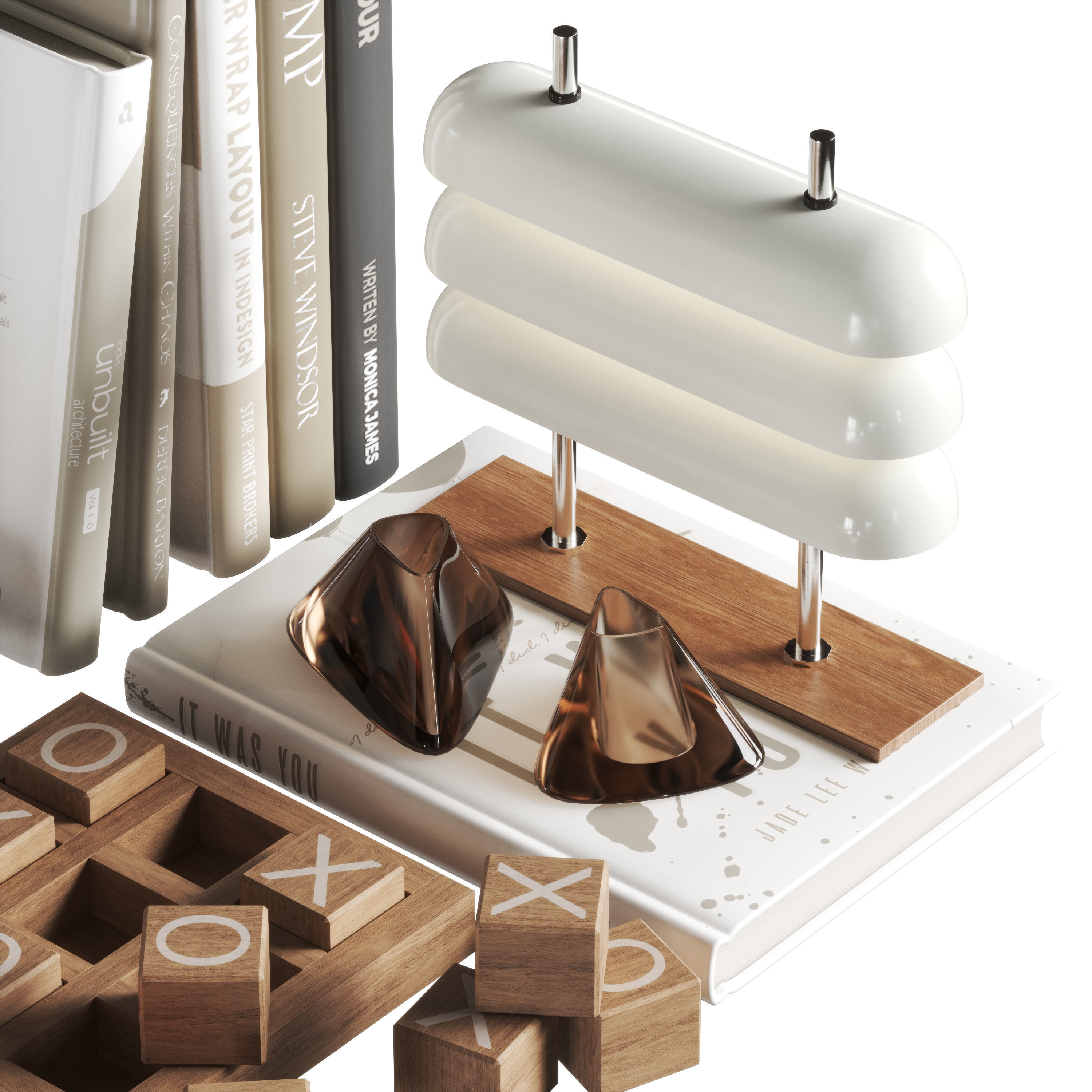 Decorative set 03 3D model_4