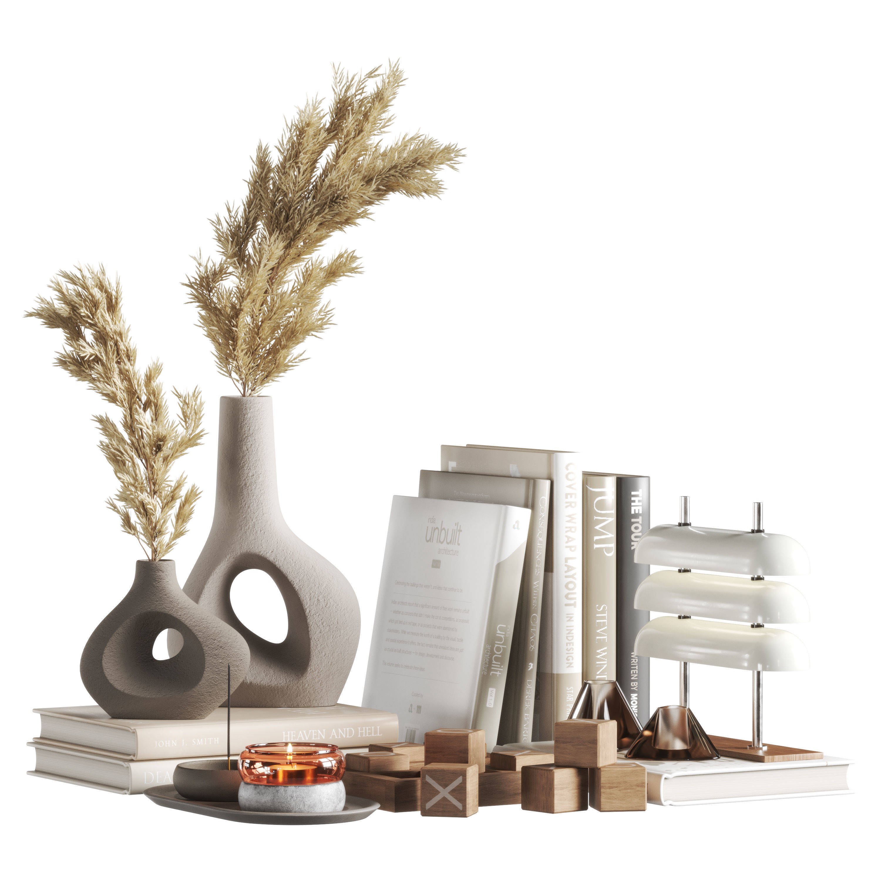 Decorative set 03 3D model_1