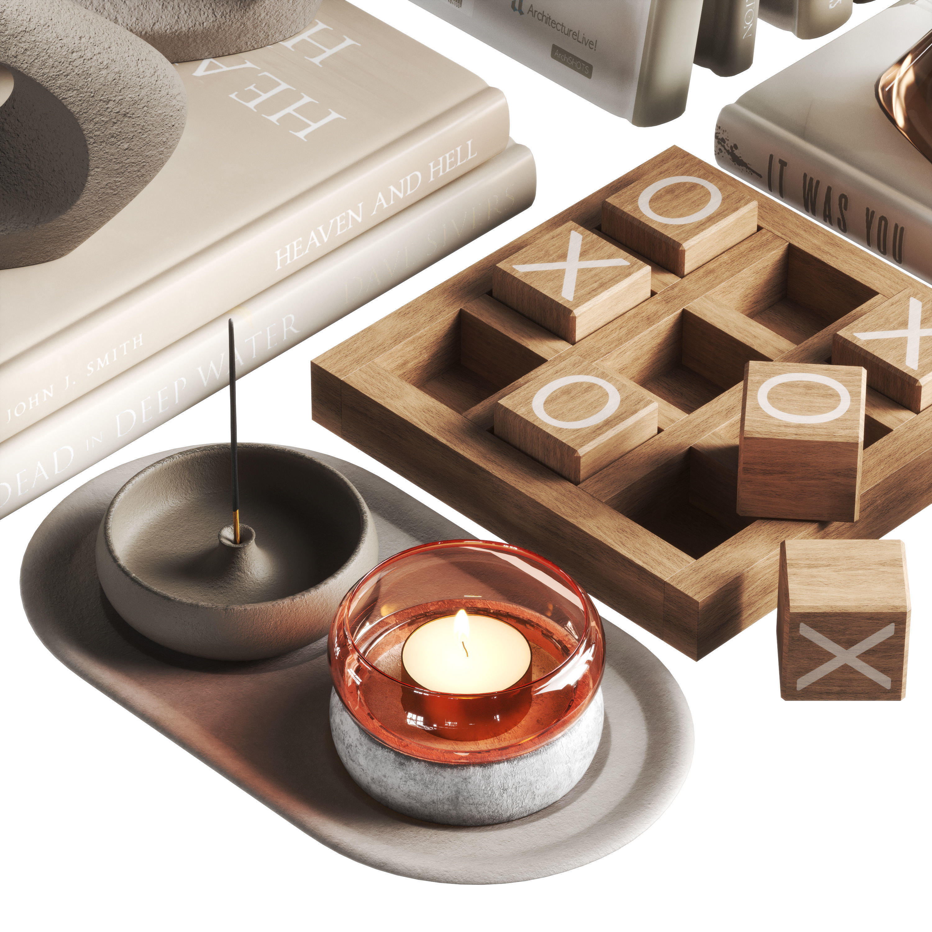 Decorative set 03 3D model_2