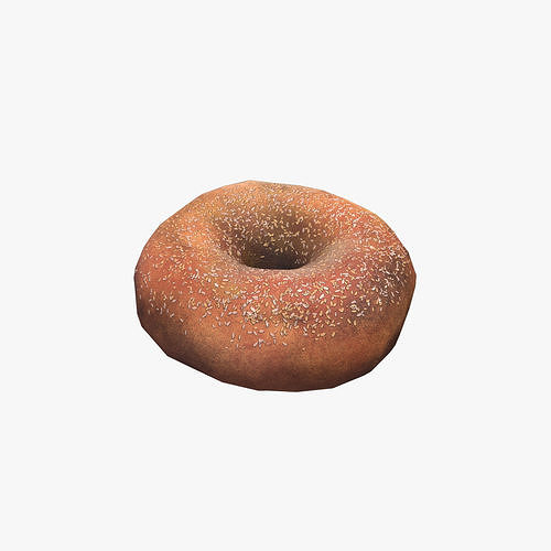 Medieval Bagels V02 Low-poly 3D model