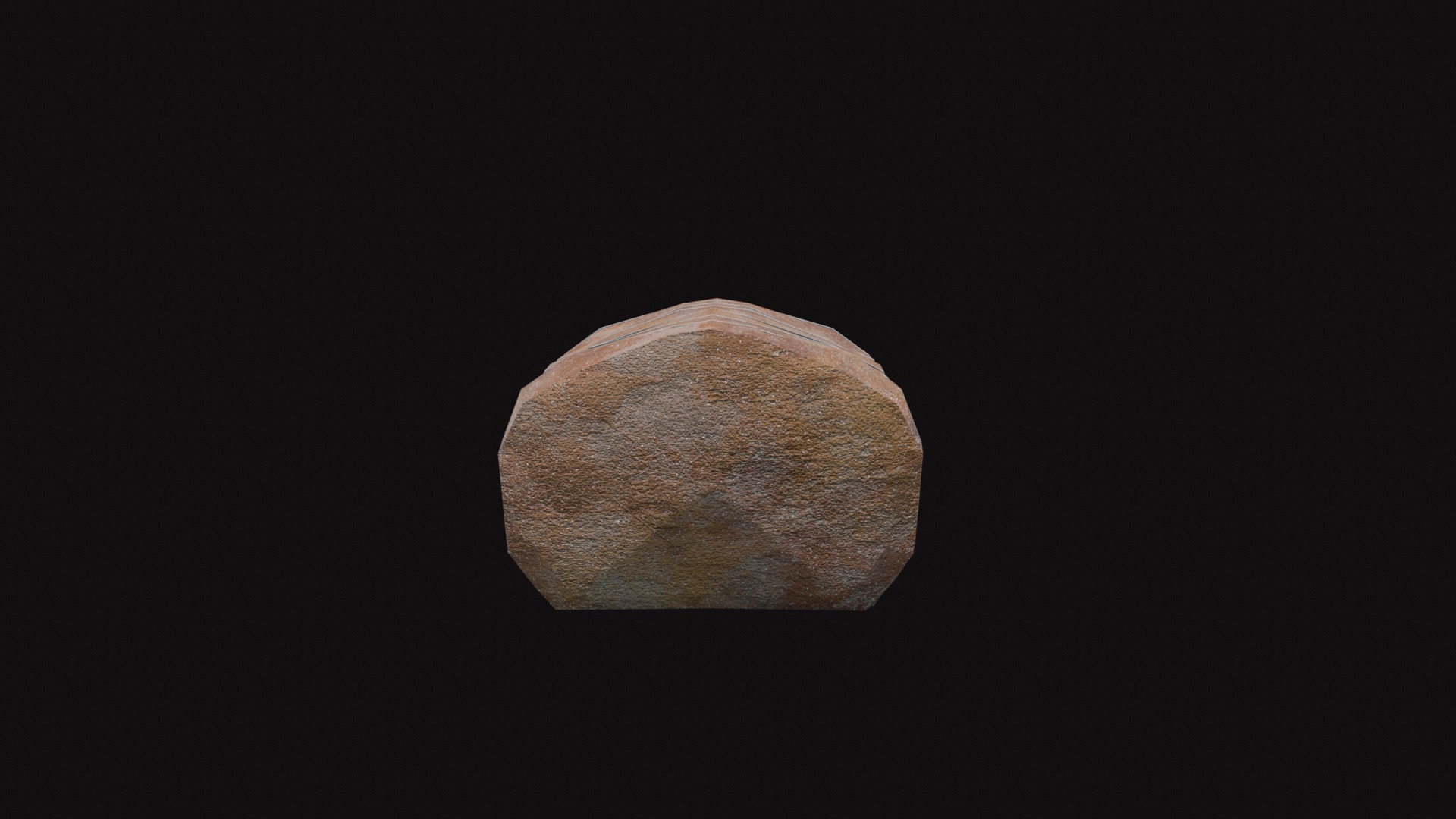 Medieval Bread Low-poly 3D model_7