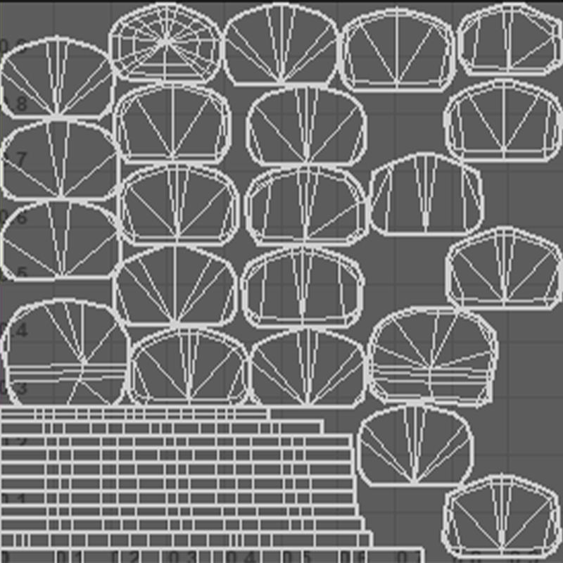 Medieval Bread Low-poly 3D model_11