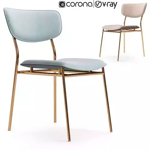 Calligaris Fifties Chair 3D model