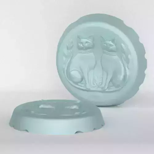 Two Cats Soap Holder