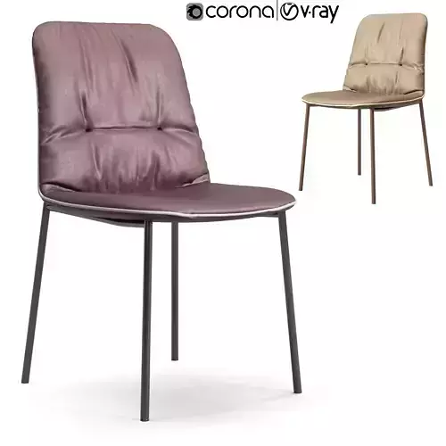 Diotti Betta Upholstered Chair 3D model