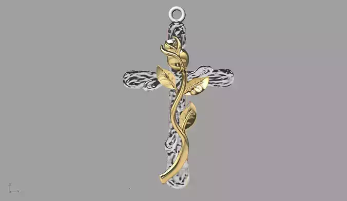 cross sign 3D print model