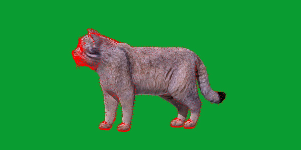 Pallas Manul Cat Breed Low-poly 3D model_12