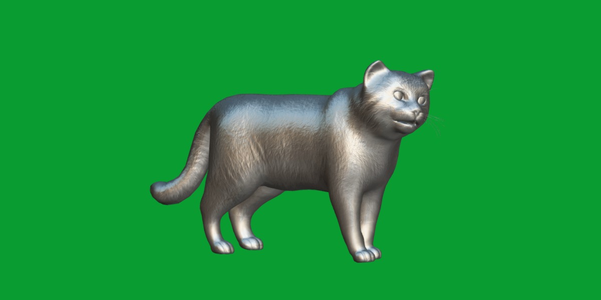 Pallas Manul Cat Breed Low-poly 3D model_8