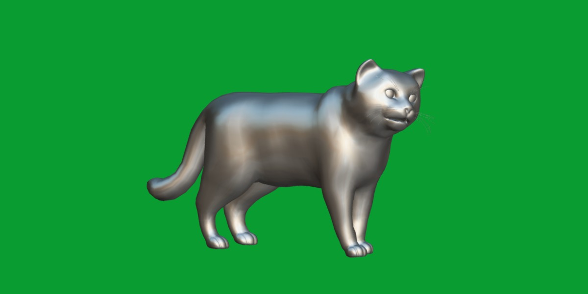 Pallas Manul Cat Breed Low-poly 3D model_7