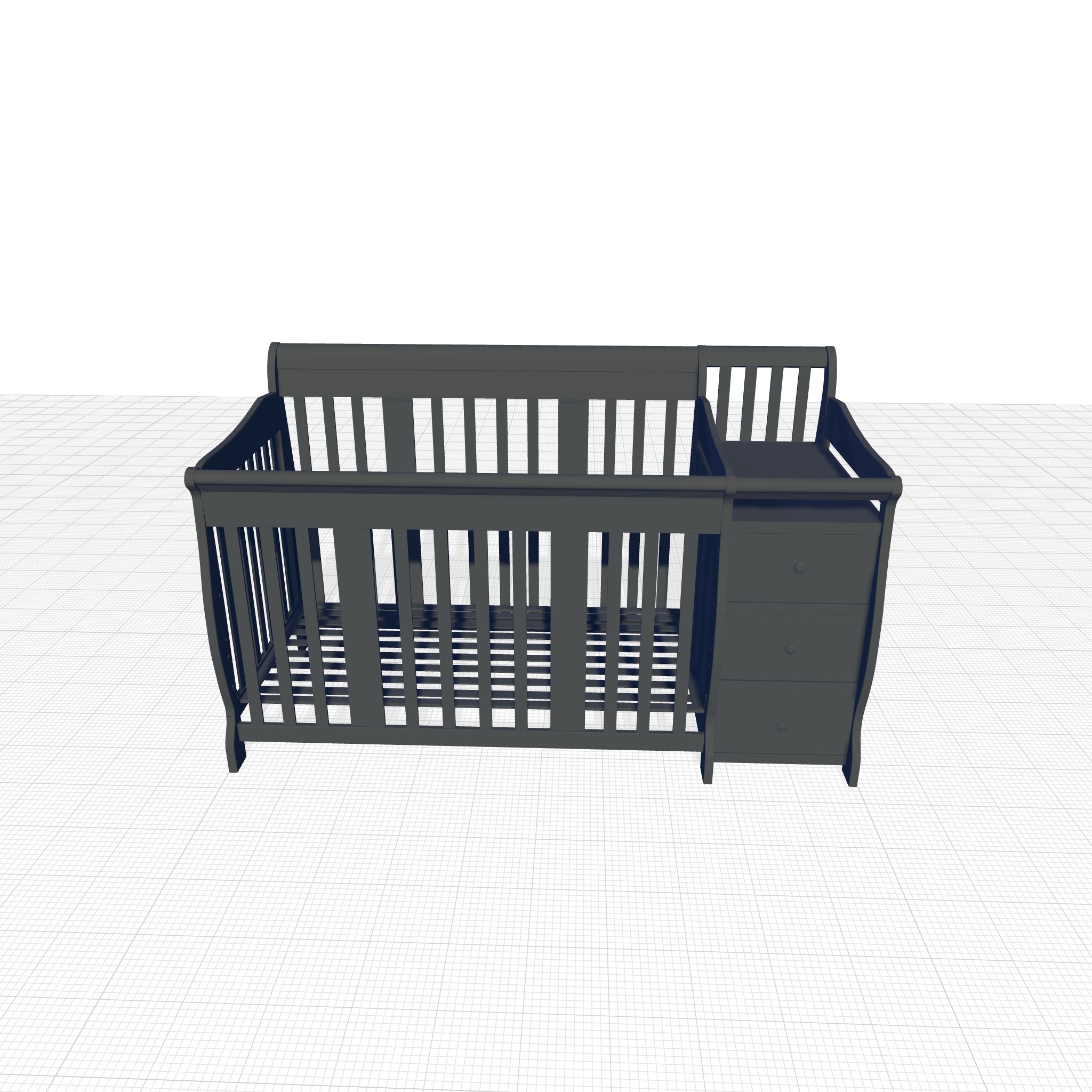 Portofino Crib  3D model_5