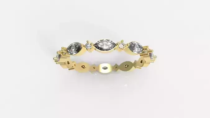 241208 Women Rings - Shaghayegh 3D print model 3D print model