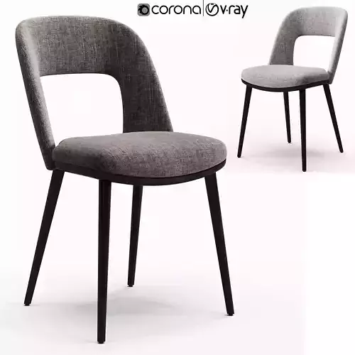 Diotti Vence Wooden Legs Upholstered Chairs