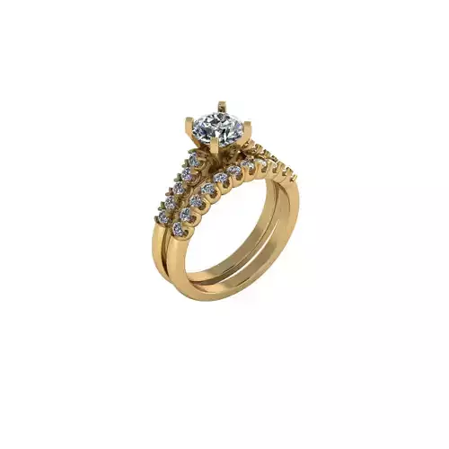 Two tone Ring with matching band    3D print model