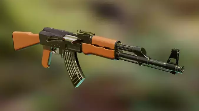 AK47 assault rifle