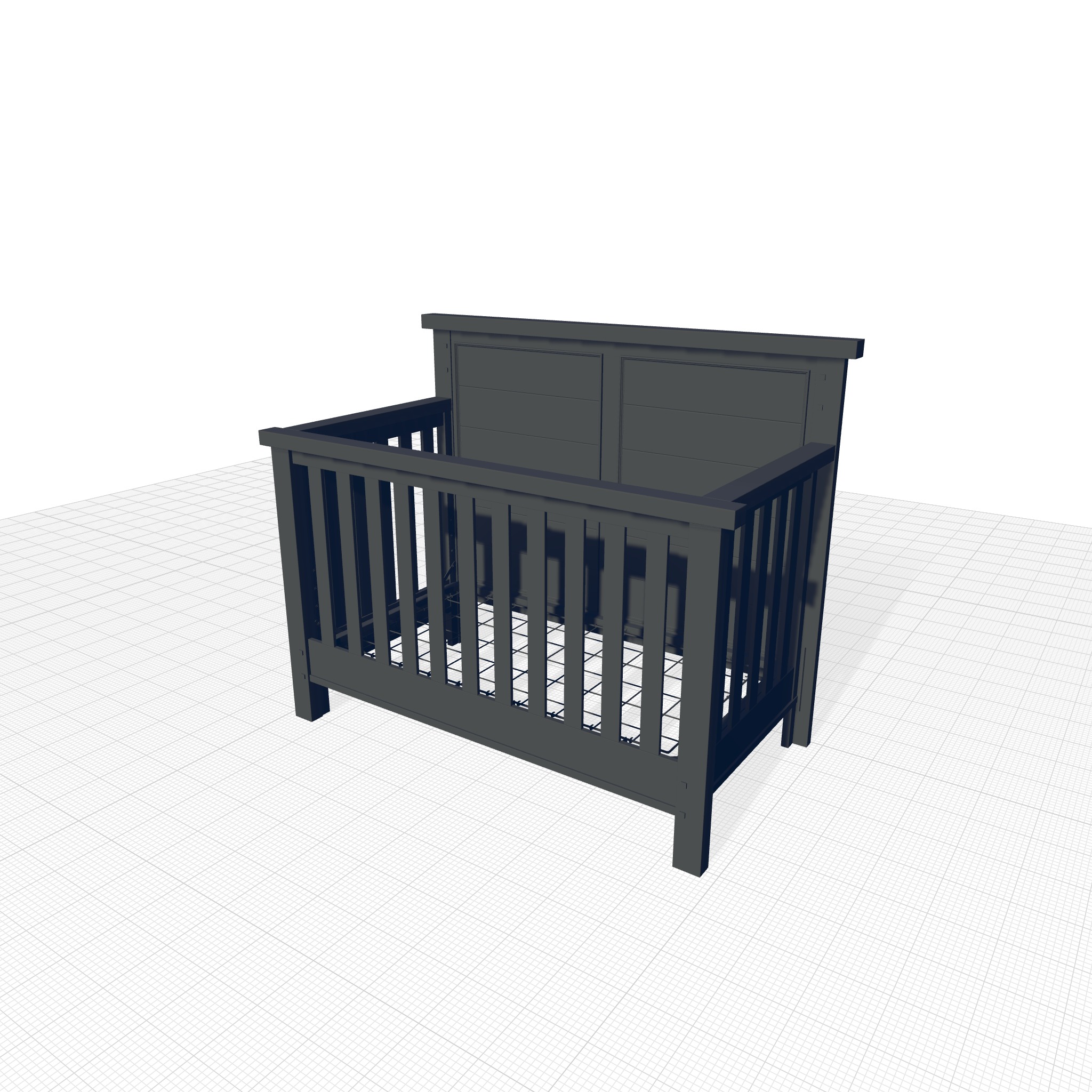 Timber Lake Crib 3D model_7